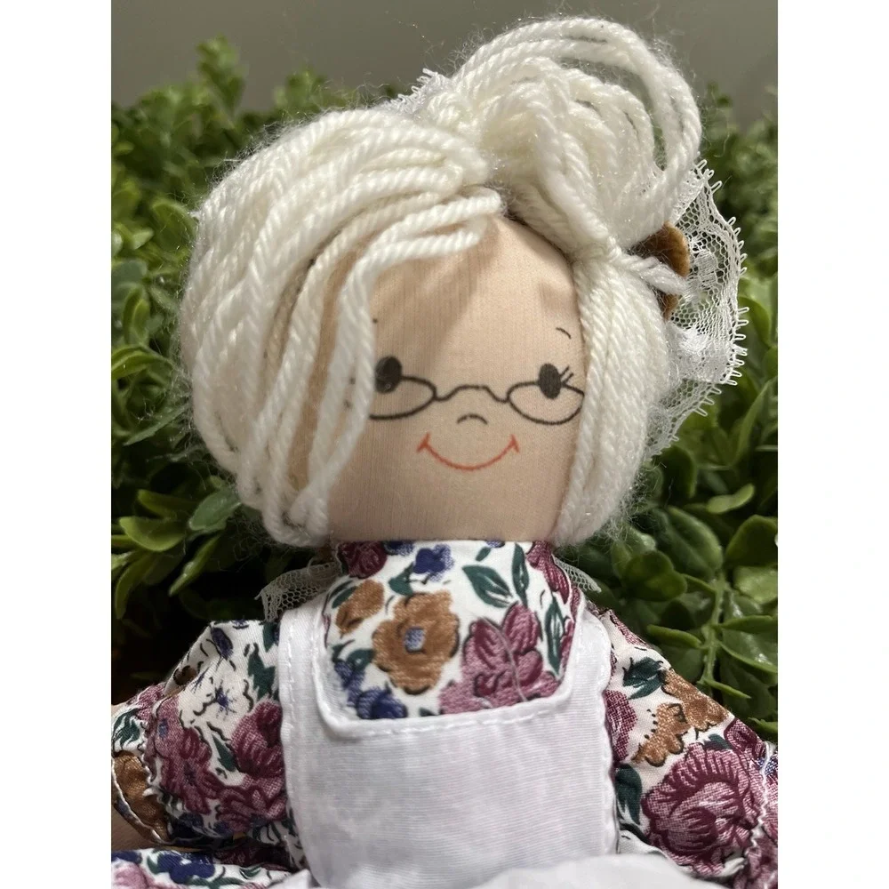 Vintage Topsy‎ Turvy Doll 3-in-1 Little Red Riding Hood Granny Wolf Folk Art Toy